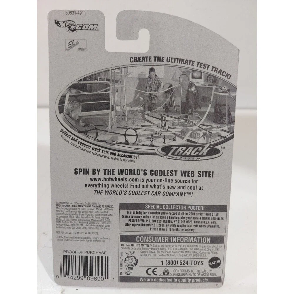 NIP Hot Wheels 1:64 Die Cast Barbed & Wired Chevrolet 1500 Racing Pickup Truck